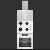 Resim Beko BEYAZ CAM 3LÜ ANKASTRE SET 