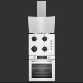 Resim Beko BEYAZ CAM 3LÜ ANKASTRE SET 
