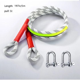 Resim Oldfriend Off Road Suv Çekme Halatı Yansıtıcı Şeritli 3 Ton 19685 İnç 