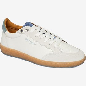 Resim Erkek Beyaz Hakiki Deri Sneaker Ayakkabı 