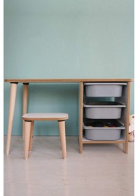 Resim Moniev Çocuk Çalışma Masası Oyun Ve Etkinlik Masası Yaz Sil Masa 