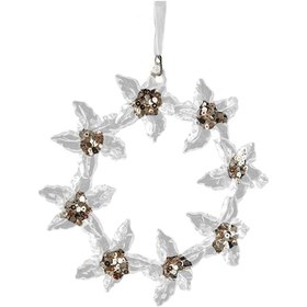 Resim Suntek Yılbaşı Ağacı Asılı Dekorasyon Ev Çelenk-13x13cm 