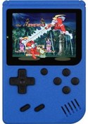 Resim Geekyou 500 Klasik Oyunlu Taşınabilir 8 Bit El Konsolu - 3.0 İnç Renkli Ekran, Tv Bağlantılı, Mavi 