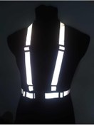 Resim yenibagshop Caro (136) Motorsiklet Reflektörlü Yelek Scooter Reflektör Yelek Bisiklet Reflektif Yelek ile uyumlu 