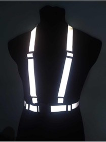 Resim yenibagshop Caro (136) Motorsiklet Reflektörlü Yelek Scooter Reflektör Yelek Bisiklet Reflektif Yelek ile uyumlu 