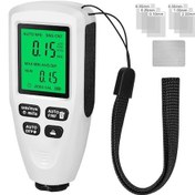 Resim Beyaz Abs Metal Kaplama Kalınlığı Ölçer - 0-2000um Aralığı, 3%+1um Doğruluk, Pil Dahil Değil 