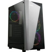 Resim ZALMAN 600W S4 PLUS(BL) 3-RGB FANLI GAMING MID-TOWER PC KASASI 