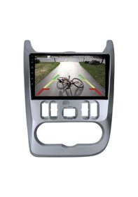 Resim Dacia Logan Araç Multimedya Android Ekran Carplay Navigasyon Double Teyp 2+32 9" 09-12 Silver Blueway 