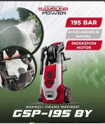 Resim Oto Yıkama Makinası 195 Bar 2500 Watt İndüksiyon Motor Samsung Power 