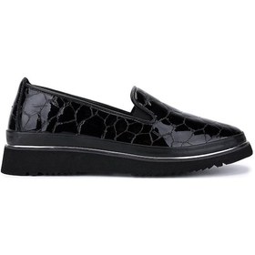 Resim Tamer Tanca Kadın Hakiki Deri Siyah Comfort Ayakkabı 766 2038 Bn Ayk Sk25-26 Syh/syh Fsly Rgn Siyah 