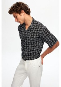 Resim Ds Damat Relaxed Siyah Gömlek 0HC02ORT09313 Siyah 