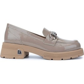 Resim Tamer Tanca Kadın Hakiki Deri Vizon Loafer Ayakkabı 33 2005-1 Bn Ayk Sk24-25 Vızon Rgn Vizon 