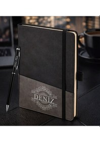 Resim Bk Gift Kişiye Özel Siyah Termo Deri Defter Ve Touchpen Kalem Seti -12, Kurumsal Ve Özel Hediye, Yeni İş Hediyesi Kobitmeyencom35975 Bk Gift 