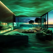 Resim Yaratıcı renkli gece lambası atmosfer ışığı, USB takılabilir 
