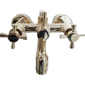 Resim Eca Quadrille Banyo Duş Bataryası Altın Gold 102802230 