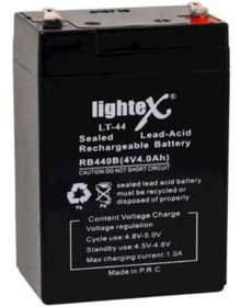 Resim Powermaster Lightex LT-44 4Volt 4.0Amper Kuru Işıldak Aküsü 