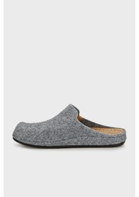 Resim Buratti Keçe Kışlık Ev Erkek Terlik 6711004 Füme 