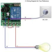 Resim Flybuy 433mhz Kablosuz Uzaktan Kumanda Anahtar - 5 Kumanda İle Kapı, Led Ve Motor Kontrolü - 100m İletim Mesafesi, 19 Adet Depolama, Mcu Kod Çözme 