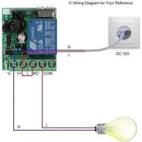 Resim Flybuy 433mhz Kablosuz Uzaktan Kumanda Anahtar - 5 Kumanda İle Kapı, Led Ve Motor Kontrolü - 100m İletim Mesafesi, 19 Adet Depolama, Mcu Kod Çözme 