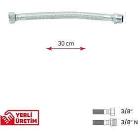 Resim Bağlantı Ve Batarya Hortumu - 3/8 N İnç 30 Cm 