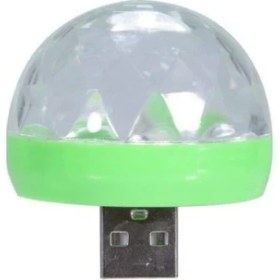 Resim Simple Life Mini Rgb Araba Flaşı Dj Disko Topu Sihirli Efekt (Yurt Dışından) 