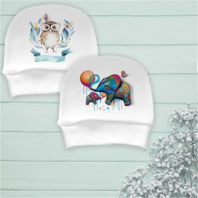 Resim Nilesbabyshop İsme Özel Bebek Bere 2'li 