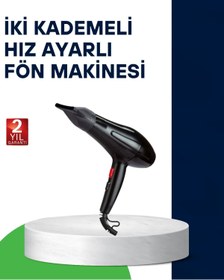 Resim shopwave 2200W Saç Kurutma Makinesi Soğuk ve Sıcak Üfleme Fonksiyonlu 