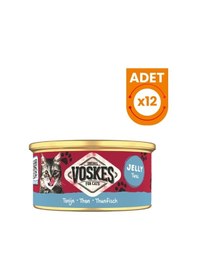 Resim Voskes Ton Balığı Yetişkin Konserve Kedi Maması 85 Gr 12 Adet 