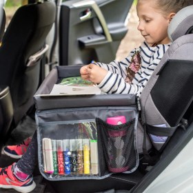 Resim BYENS Oto Koltuğu Çocuk Aktivite Masası Eğitici Bebek Arabası Seyahat Masası Araç Oyun Tepsileri Sehpası Oto Koltuk Aksesuarı 