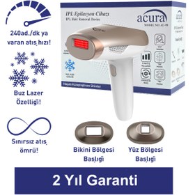 Resim Acura AC-99 Ultra Hızlı, 2 Başlıklı Sınırsız Atışlı Buz Lazer IPL Lazer Epilasyon Cihazı 