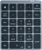 Resim Lemestar 28 Tuşlu Kablosuz Sayısal Klavye - Bluetooth/usb Çift Modlu, Taşınabilir Ve Şık 
