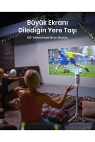 Resim Anker Nebula Capsule Air Taşınabilir Projeksiyonlu Hoparlör Beyaz D4112 