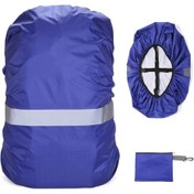 Resim Mufunye Yansıtıcı Dağcılık Sırt Çantası Yağmur Kılıfı Çift Toka Kraliyet Mavisi Xl Boy 70l Çok Renkli 