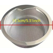 Resim Elmpaly 304 Paslanmaz Çelik 135 Mm Mutfak Lavabo Filtresi Kolay Temizlenebilir Paslanmaz Yüzeyli Süzgeç 