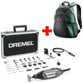 Resim Dremel 3000-3 /45 130 W Elektrikli El Motoru + Bosch Sırt Çantası Set 