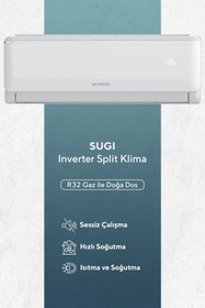 Resim KUMTEL Sugi KMSAC-12 12.000 Btu Inverter Duvar Tipi Split Klima 
