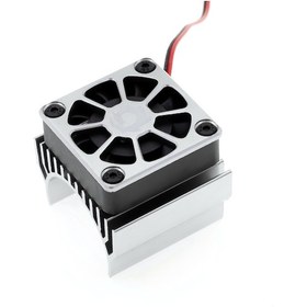 Resim Reedark Traxxas Trx-4/6 İçin Uzaktan Kumandalı Rc Araç Motor Soğutma Fanı - 540/550 Motorlar İçin Gümüş Renk 