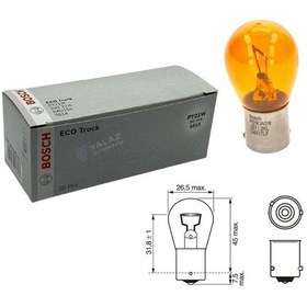 Resim Bosch 24v 93 Ampul 21w Turuncu Yakın Tırnak 10 Adet 