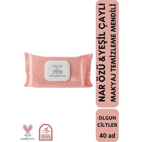 Resim Byphasse Nar Ve Yeşil Çay Özlü Makyaj Temizleme Mendili Olgun Ciltler 40'lı 