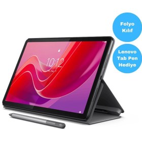 Resim Lenovo Tab K11 TB330FU 11" 4 GB RAM 128 GB WUXGA Wi-Fi Tablet ZADC0072TR - Kılıf ve Lenovo Tab Pen Lenovo