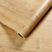 Resim Kendinden Yapışkanlı Ahşap Desenli Vinil Duvar Kağıdı - Su Geçirmez, Mutfak Tezgahları ve Mobilya Yenileme için Kolay Uygulanır & Çıkarılabilir, Duvar ve Ahşap Stili 