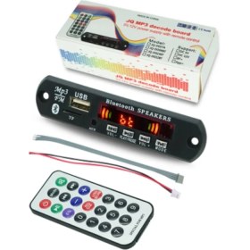 Resim Autoline Mikrofonlu-Bluetooth-Radyo-Usb-Aux-Sd Kart Mp3 Çalar 12 Volt 