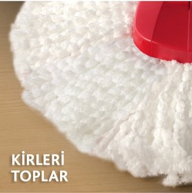 Resim Vileda Turbo Üçgen Başlık Mikrofiber Yedek Paspas 6'lı 