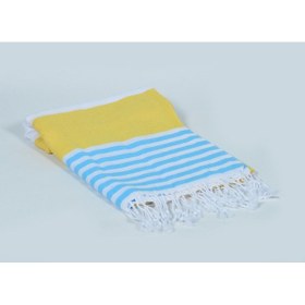 Resim Marin Peştemal (Sarı) %100 Pamuk 90*180 Banyo-Plaj Havlusu 