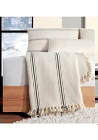 Resim Pamuk El Dokuması Pike, Çift Kişilik Dört Mevsim Pike Örtüsü 