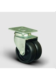 Resim ET01MKM75 Oynak Tablalı Çiftli Moblen Tekerlek Çap:75 Sanayi 