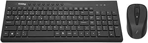 Resim FRISBY-Fk-w156qu Usb Q Tr Kablosuz Siyah Klavye Mouse Set 