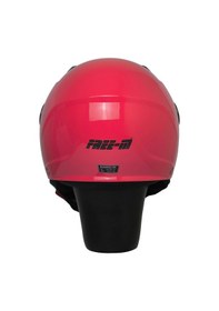 Resim Motoanl Motosiklet Ve Bisiklet Ce Abs Material Yarım Camlı Açık Çocuk Motor Kaskı Kırmızı 
