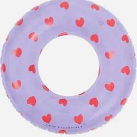 Resim Swim Essentials Sweet Hearts Lilac Yüzme Simidi 55cm 
