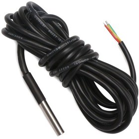 Resim Ds18B20 3 Metre Kablolu Su Geçirmez Dijital Sıcaklık Sensörü 